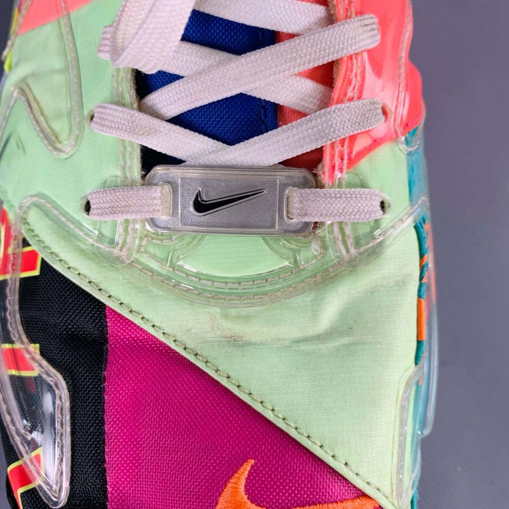 NIKE Air Max 2 Light Multi Color Color Block Nylon Sneakers - Picture 9 of 11